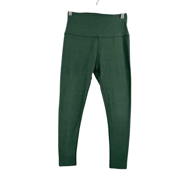 Beyond Yoga Spacedye Legging high waist crop forest green sz S - Picture 1 of 7